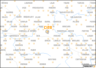 map of Cira