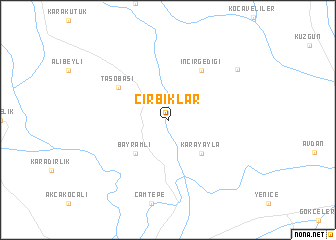 map of Cırbıklar