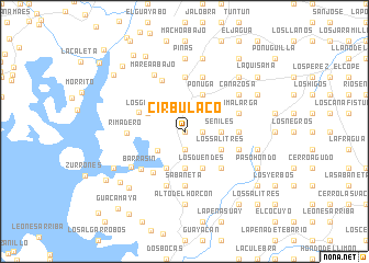 map of Cirbulaco