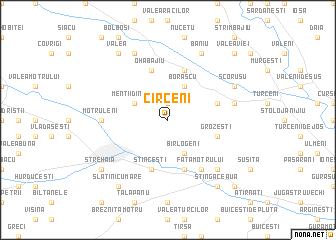 map of Cîrceni