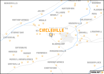 map of Circle Ville