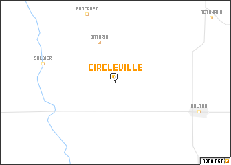 map of Circleville
