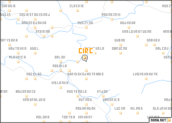 map of Čirč