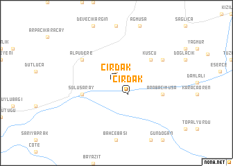 map of Çırdak