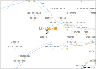 map of Cireşoaia