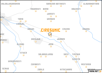 map of Cireşu Mic