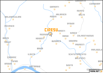 map of Cireşu