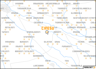 map of Cireşu