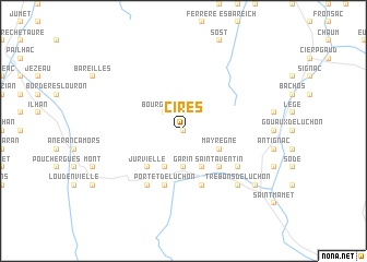 map of Cirès