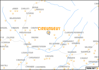 map of Cireundeuy