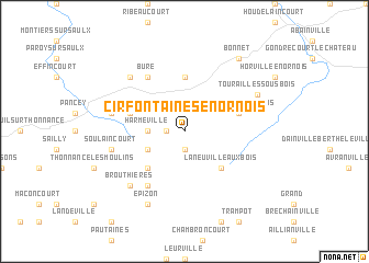 map of Cirfontaines-en-Ornois