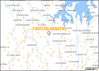 map of Ciricito Los Sotos