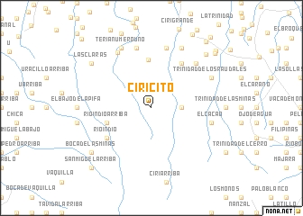 map of Ciricito