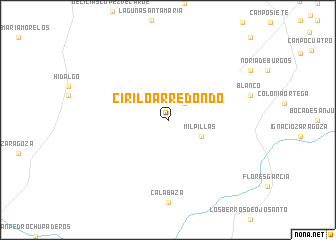 map of Cirilo Arredondo