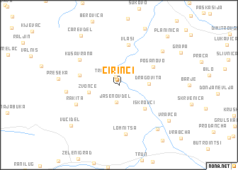 map of Cirinci