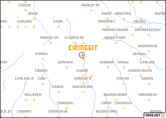 map of Ciringgit