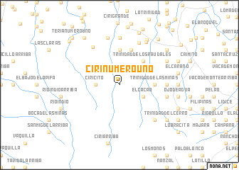 map of Cirí Número Uno