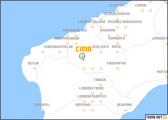 map of Círio