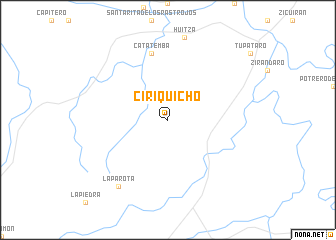 map of Ciriquicho