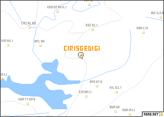 map of Çirişgediği