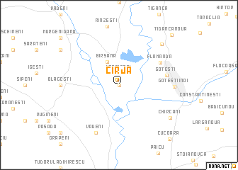 map of Cîrja