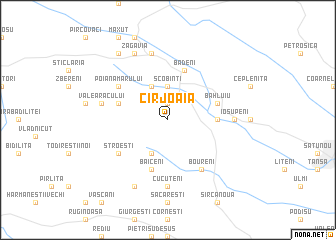 map of Cîrjoaia