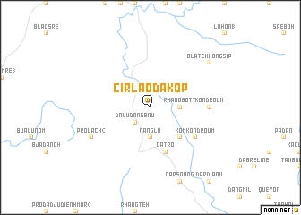 map of Cirlao Da Kop