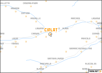 map of Cirlat