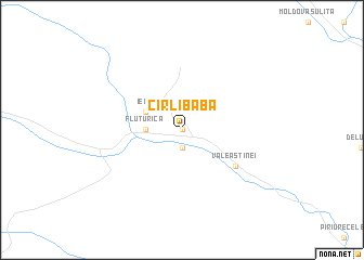 map of Cîrlibaba