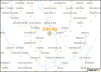 map of Cîrligu