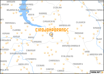map of Cirojomporang 2