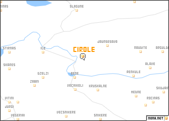 map of (( Cirole ))