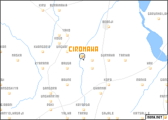 map of Ciromawa