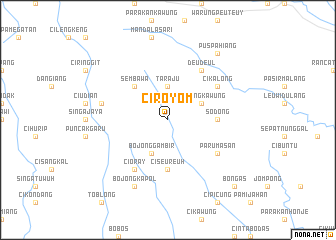 map of Ciroyom