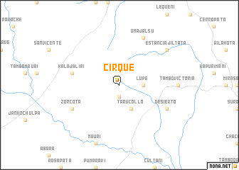 map of Cirque