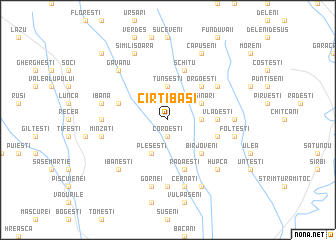 map of Cîrţibaşi