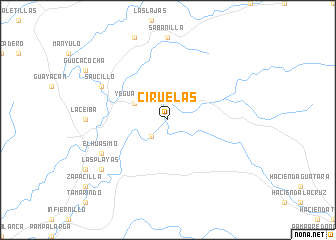 map of Ciruelas