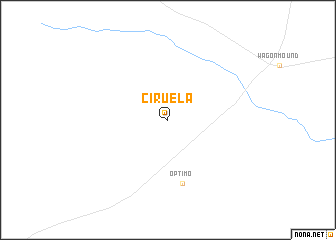 map of Ciruela