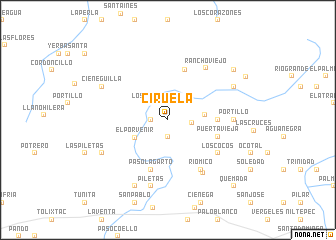 map of Ciruela