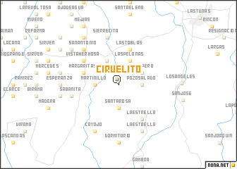 map of Ciruelito