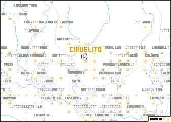 map of Ciruelito