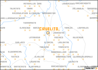 map of Ciruelito