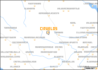 map of Ciruelos