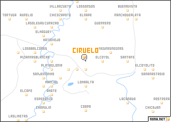 map of Ciruelo