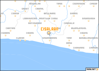map of Cisalaan