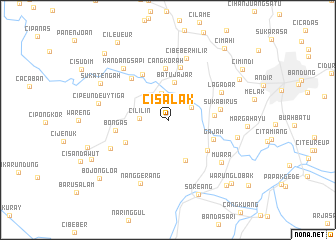 map of Cisalak