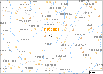 map of Cisampi