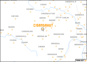 map of Cisandawut