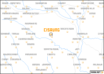 map of Cisaung