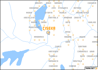 map of Ciseka